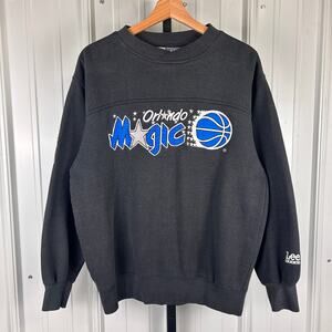 Orlando Magic 90s NBA Lee Sport Embroidered Spellout Medium Crewneck